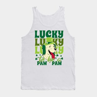 LUCKY TO BE A PAW PAW Tank Top